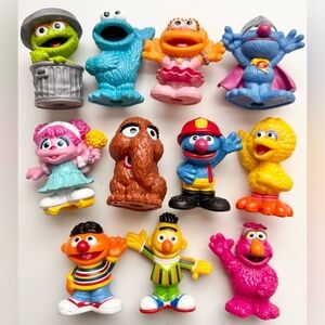 3” 2010 Sesame Street Workshop PVC Figure Toy Hasbro Lot